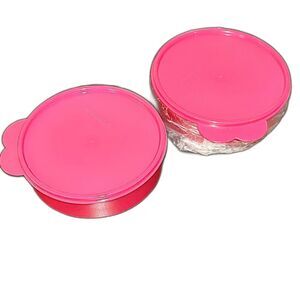 New Authentic Tupperware Big Wonders Bowl Set of 2  Containers 2.5 cup